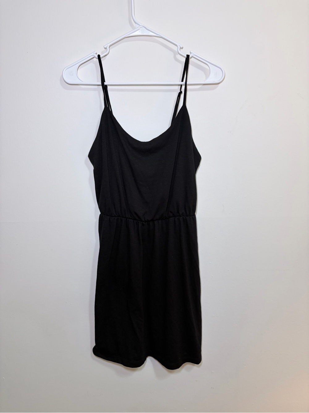 Old Navy Black Cinched Waist Cami Mini Dress Size S